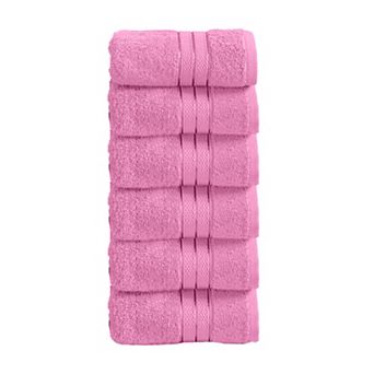 Elegant Comfort 6 Pack Premium Turkish Cotton Three Line Popcorn Washcloths Set, 13 x 13 inch