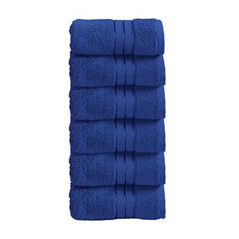 Elegant Comfort 6 Pack Premium Turkish Cotton Three Line Popcorn Washcloths Set, 13 x 13 inch