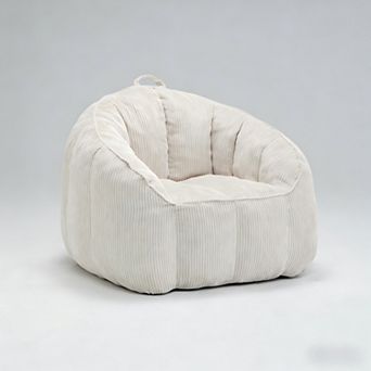 Lufeiya Bean Bag Chair Sofa, Bean Bag Couch with Armrests and Handle, Foam Filled Lazy Lounge Chair