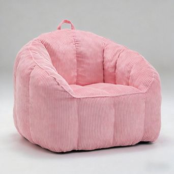 Lufeiya Bean Bag Chair Sofa, Bean Bag Couch with Armrests and Handle, Foam Filled Lazy Lounge Chair