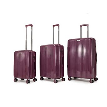 3 pc Luggage Set with Spinner Wheels Travel Suitcase Set