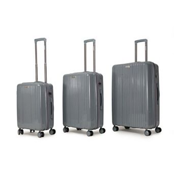 3 pc Luggage Set with Spinner Wheels Travel Suitcase Set
