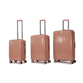3 pc Luggage Set with Spinner Wheels Travel Suitcase Set