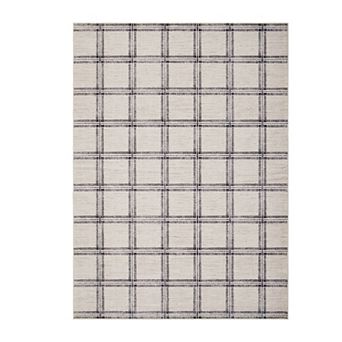 Modern Washable Rug Non-Slip - Geometric Plaid Living Room, Bedroom, Office Mat