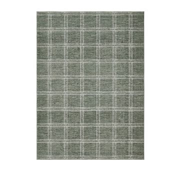 Modern Washable Rug Non-Slip - Geometric Plaid Living Room, Bedroom, Office Mat