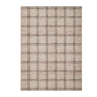 Modern Washable Rug Non-Slip - Geometric Plaid Living Room, Bedroom, Office Mat