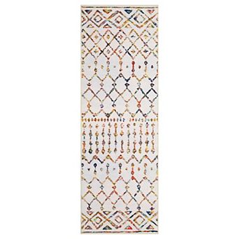 Washable Area Rugs for Living Room - Modern Non-Slip Geometric Carpet, Neutral Farmhouse Style