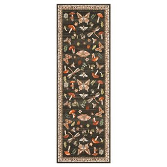 Washable Non-Slip Low Pile Rug - Modern Stain Resistant Carpet for Living Room, Bedroom, Dining Room