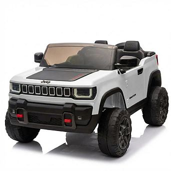 ANIXOL Licensed Jeep 2-Seater Kids Electric Ride-On Truck with Remote Control