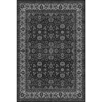 Vintage Floral Washable Rugs for Living Room Low Pile Non Shedding Stain Resistant Rugs