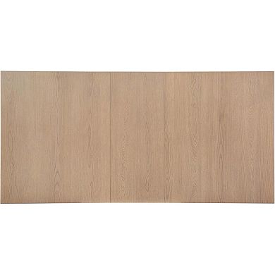 78″ Extendable Rectangular Dining Table Rustic Natural Wood