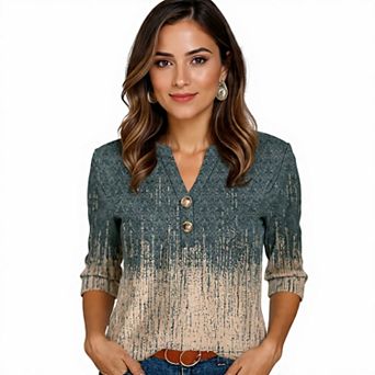 Women's Henley Shirt for School Outfits