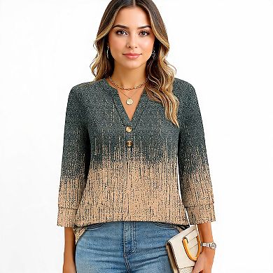 Women's Henley Shirt for School Outfits