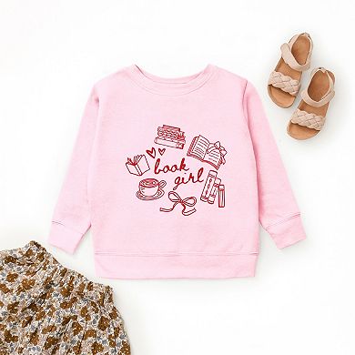 Book Girl Sketched - Youth Graphic Sweatshirt