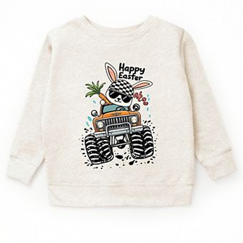 Happy Easter Monster Truck - Youth Graphic Sweatshirt