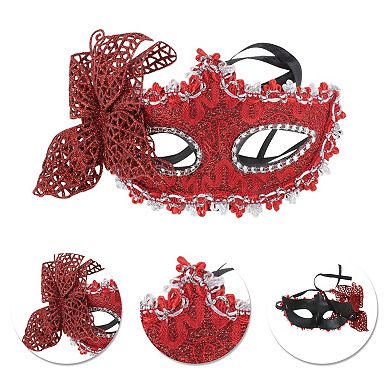 3D Butterfly Half Face Party Mask 1 Pc