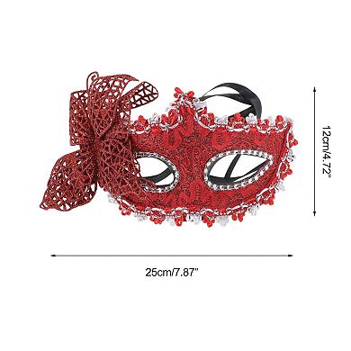 3D Butterfly Half Face Party Mask 1 Pc