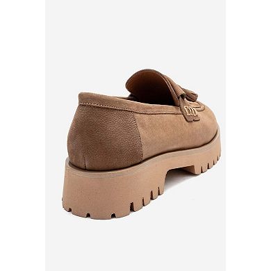 Poen Leather Tassel Loafer (Women)
