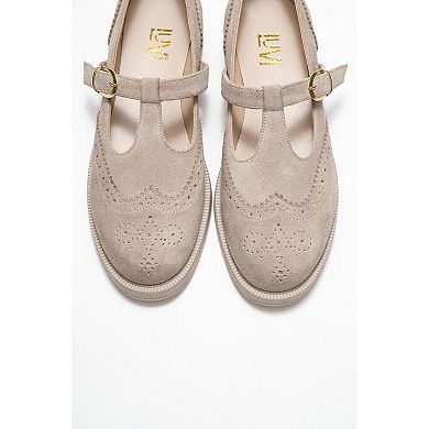 Janney Leather Strap Loafers