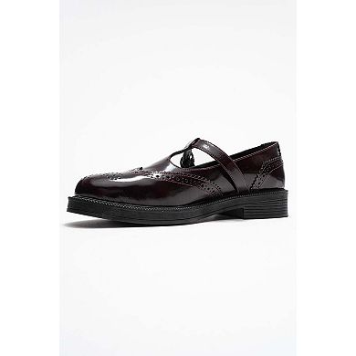 Janney Leather Strap Loafers