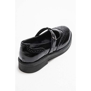 Janney Leather Strap Loafers