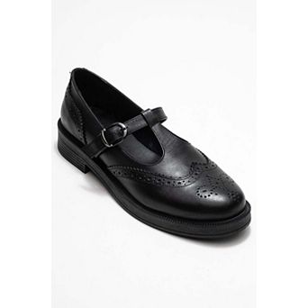 Janney Leather Strap Loafers