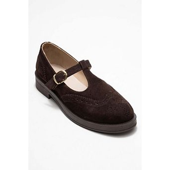 Janney Leather Strap Loafers