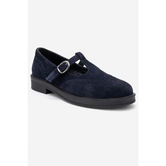 Janney Leather Strap Loafers