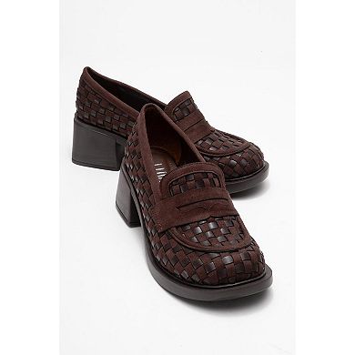 Marlon Woven Block Heel Loafer (Women)