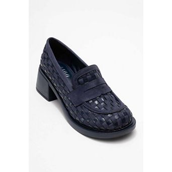 Marlon Woven Block Heel Loafer (Women)