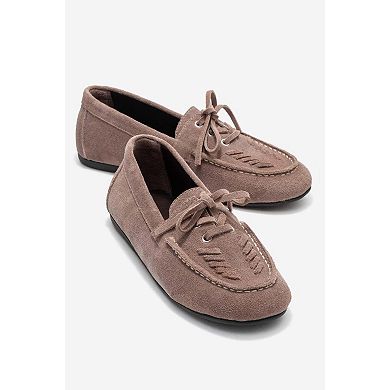 Lorven Leather Lace Up Loafer (Women)