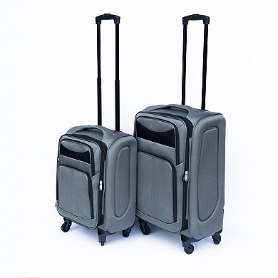 3-Piece Softside Spinner Luggage Set, Oxford Spinner Suitcases