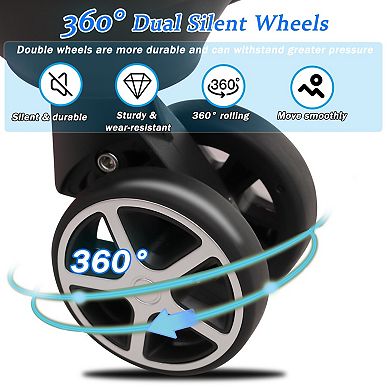 28" Hardside Luggage Large Capacity Suitcase for Travel