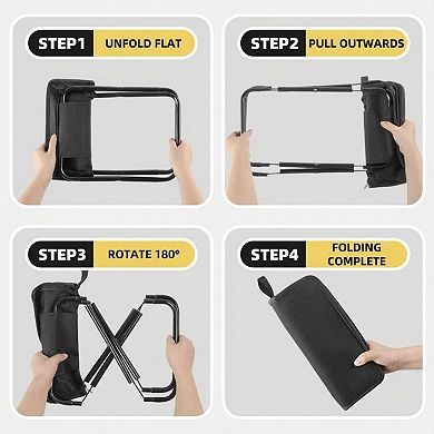 Foldable Camping Table Portable Outdoor Folding Table with Carrying Storage Bag