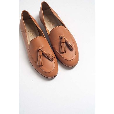 Mona Soft Leather Tassel Loafer