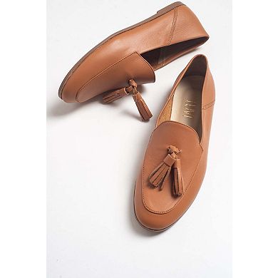 Mona Soft Leather Tassel Loafer