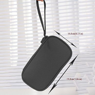 Women's Wristlet Pouch - Compact Zippered Handbag for Daily Essentials Use