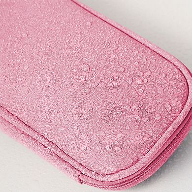 Women's Wristlet Pouch - Compact Zippered Handbag for Daily Essentials Use