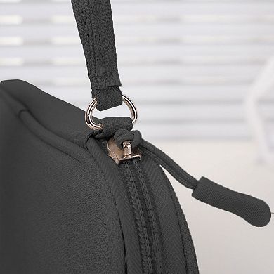 Women's Wristlet Pouch - Compact Zippered Handbag for Daily Essentials Use