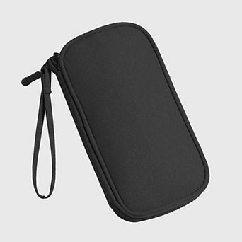 Women's Wristlet Pouch - Compact Zippered Handbag for Daily Essentials Use