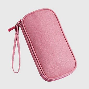 Women's Wristlet Pouch - Compact Zippered Handbag for Daily Essentials Use