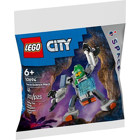 Детские конструкторы LEGO City Space Science Mech 30694 Building Kit (49 Pieces)