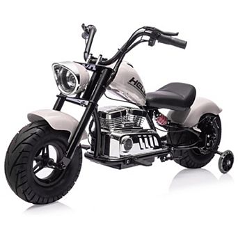 36V Kids Ride On Dirt Bike, Electric Off-Road Motorcycle with 16.5 Mph Top Speed, Spring Suspension