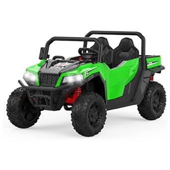 24V Ride on Dump Truck with Remote Control, Electric Dump Bed & Extra Shovel