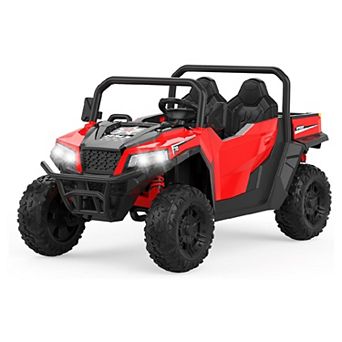 24V Ride on Dump Truck with Remote Control, Electric Dump Bed & Extra Shovel