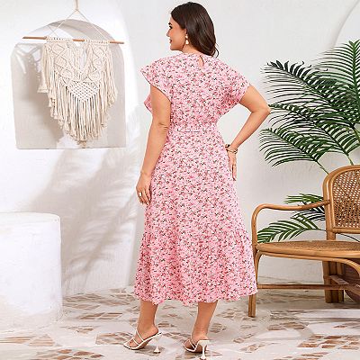 women's plus casual dresses SCOMCHIC Women's Plus Size Summer Maxi Dress Sleeveless Spaghetti Strap  Smocked Casual Boho Tiered Long Beach Sun Dresses at Amazon Women's Clothing  store