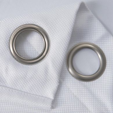 Lucas Jacquard Blackout Room Darkening Windows Curtain Panel with 8 Gromment