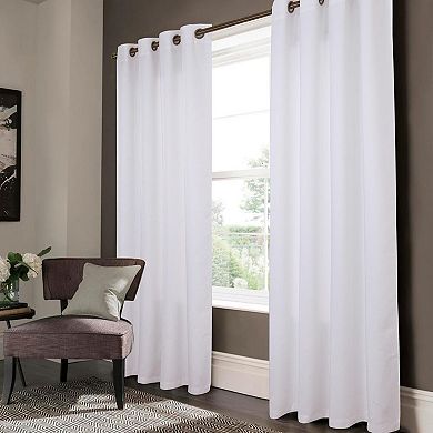 Lynx Matte Embossed Blackout Grommet Curtain Panel for Exceptional Darkness