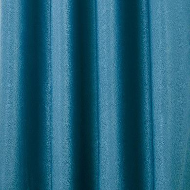 Lydia Matte Embossed Blackout Room Darkening Windows Curtain Panel