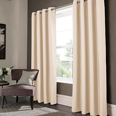 Lydia Matte Embossed Blackout Room Darkening Windows Curtain Panel